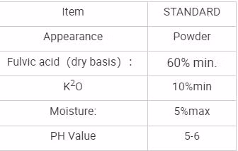 manufacturer fertilizer potassium fertilizer containing mineral source fulvic acid china trade